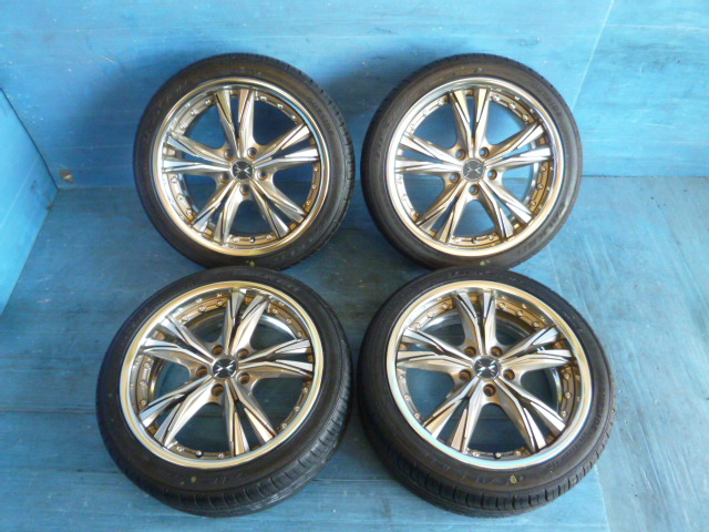 ☆イボ付き☆ 美品♪ weds MAVERICK 社外18インチホイール 4本 7.5J +