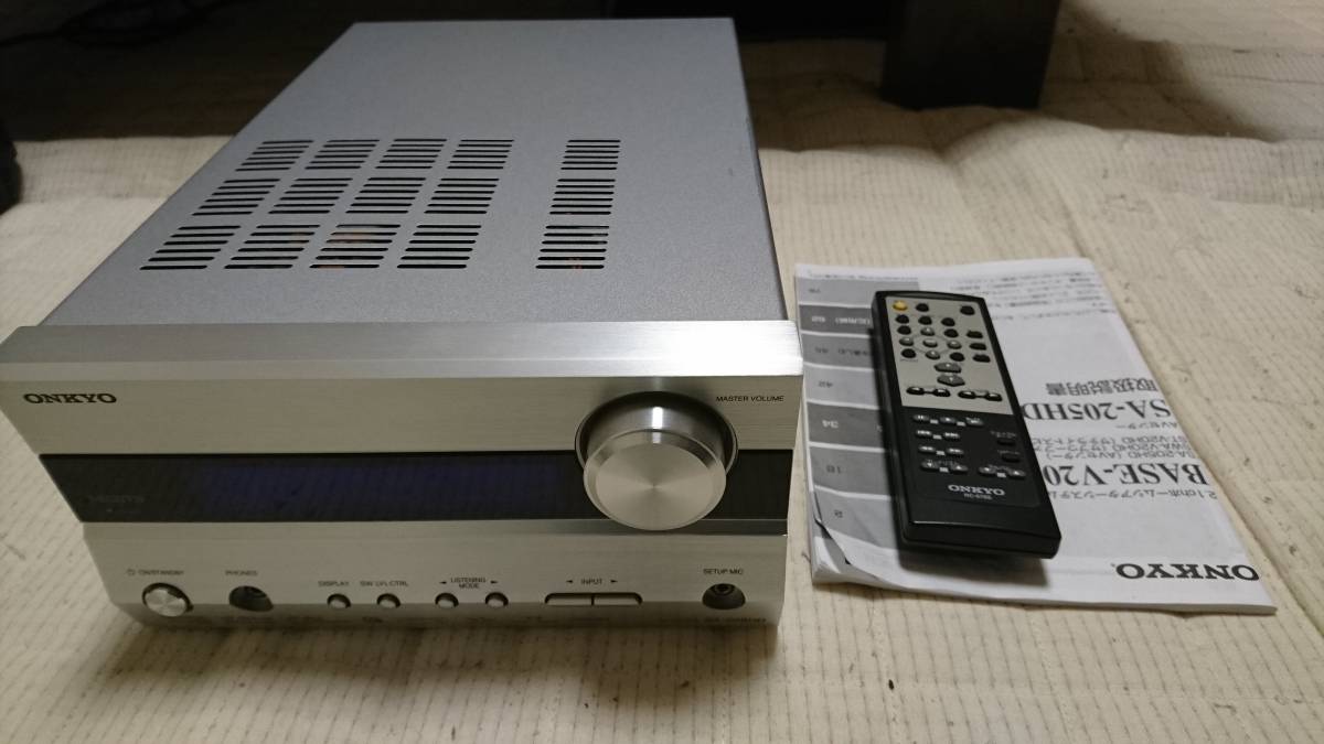 ONKYO SA-205HD コンパクトAVアンプ 5.1ch/HDMI ver.1.3a リモコン