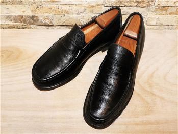 定価9万円/美品/フェラガモ/Ferragamo/コインローファー/黒/28，5cm/10
