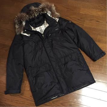 バーバリー BURBERRY ブラックレーベル BLACK ダウンジャケット 