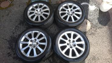 ☆トヨタ純正ブレビス用☆アルミホイールタイヤ付セット☆205/55R16 