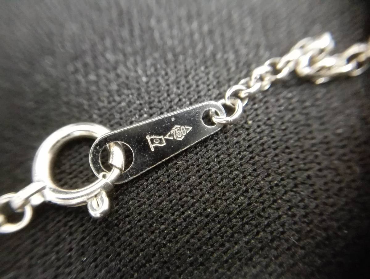 美品 造幣局 刻印 入 フラワー ハート モチーフ デザイン ネックレス 