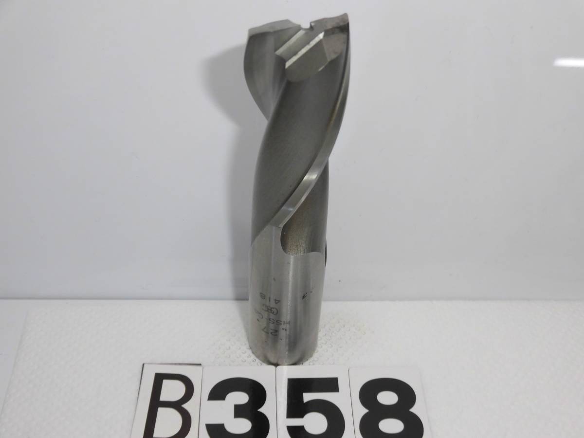 B358 エンドミル ハイス Φ27 1本 OSG OSG オーエスジー - モノタロウ