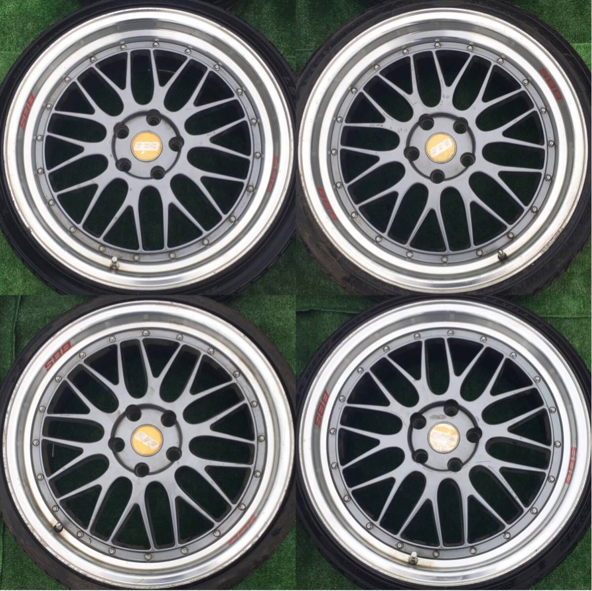 BBS 風19インチpcd114.3 8.5j +35 9.5j ＋38