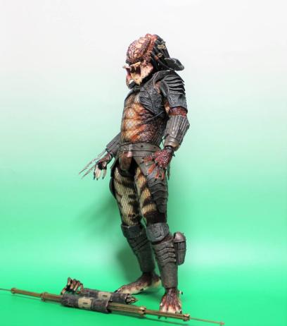 〈即決価格〉【中古・一部修繕品】 NECA ネカ 18インチシリーズ 1/4スケール プレデター シティハンター (「プレデター２」より)