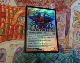 MTG 引き裂かれし永劫、エムラクール FOIL 英語版 プレリリースプロモ