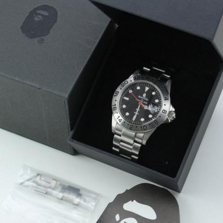 BAPEX A BATHING APE エクスプローラーⅡ TYPE 腕時計 自動巻【1円