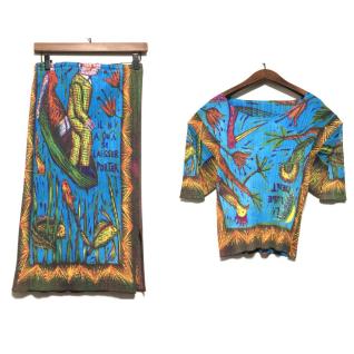  レア PLEATS PLEASE プリーツプリーズ 人物画 セットアップ トップス スカート スカイブルー(女性用)｜売買されたオークション情報、yahooの商品情報をアーカイブ公開 - オークファン 女性用