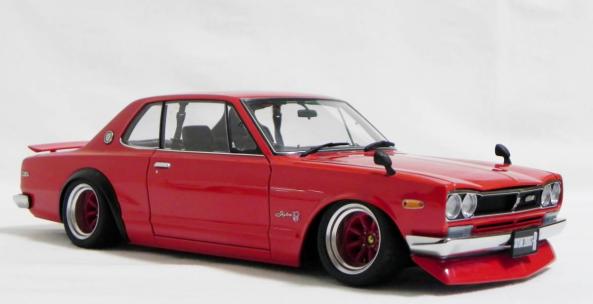 オートアート 1/18 日産 スカイライン 2000 GT-R (KPGC10) レッド