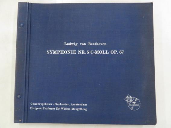 K00016123/【78回転】□12インチSP4枚組/Mengerberg「Beethoven / Symphony Nr.5」