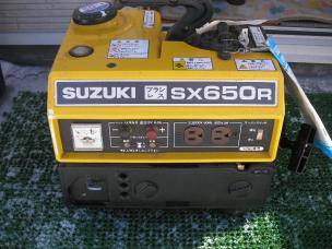 SUZUKI スズキ ポータブル発電機 SX650R 50Hz SX650R SUZUKI - 発電機