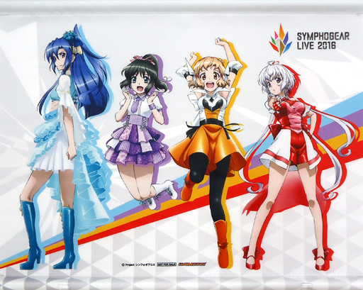立花響 風鳴翼 雪音クリス 小日向未来 タペストリー Blu-ray DVD 戦姫