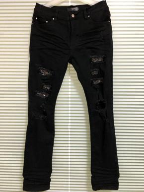 【爆買い，限定SALE】 激レア/極 AMIRI アミリ スワロフスキーパッチ ダメージ加工 ジーンズ デニムパンツ ブラック 30サイズ(メンズファッション)｜売買されたオークション情報、yahooの商品情報をアーカイブ公開 - その他
