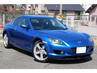 □RX-8タイプS 6MT□社外マフラー、18インチアルミ、CDMD□車検取得