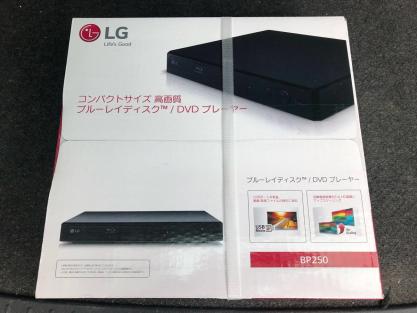LG製高画質コンパクトブルーレイDVDプレーヤー