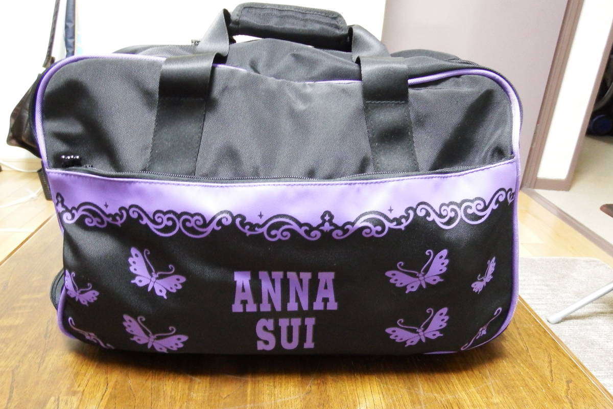 アナ・スイ（ANNA・SUI）バッグ（キャリーバック機能内蔵）：非常に美