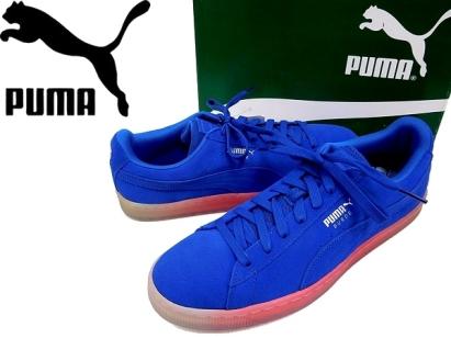 Puma プーマ Suede Classic Explosive スエード クリアソール スニーカー 靴 Us9 ブルー Ok0410 11 27 0cm 売買されたオークション情報 Yahooの商品情報をアーカイブ公開 オークファン Aucfan Com