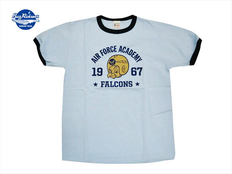  バズリクソンズ/BUZZ RICKSON'S BR78026 AIR FORCE ACADEMY ミリタリー リンガー半袖Tシャツ サックスM(イラスト、キャラクター)｜売買されたオークション情報、yahooの商品情報をアーカイブ公開 - オ Mサイズ