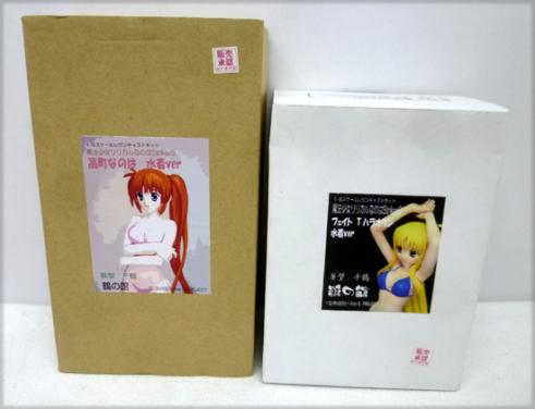魔法少女リリカルなのは StrikerS 　高町なのは＆フェイト・T・ハラオウン　水着セット　ガレージキット　鶴の館