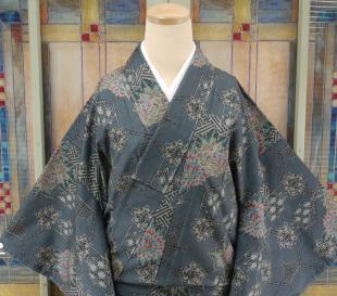 【京かんざし】4747★新古品　未着用　本場大島紬 ★即決送料無料
