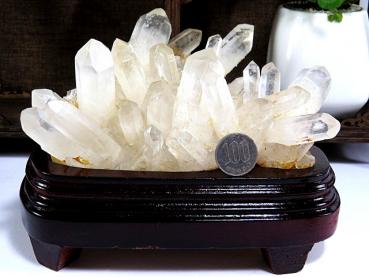 ヒマラヤ水晶 ◇超強いパワーヒマラヤ産水晶クラスターB86B6⁄198B82B