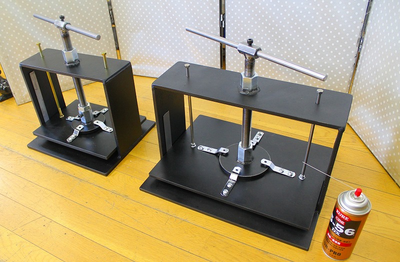 A３対応型■■大型圧着プレス機（手動ハンドル式）・・・色んな素材の圧着・プレスに！