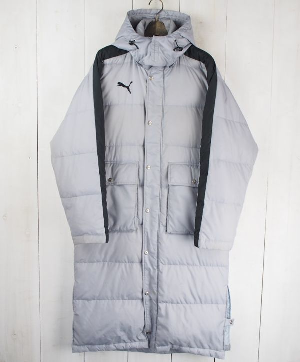 プーマ*PUMA*ダウンコート*ベンチコート(L-O)グレー系 プーマ*PUMA*ダウンコート*ベンチコート(L-O)グレー系