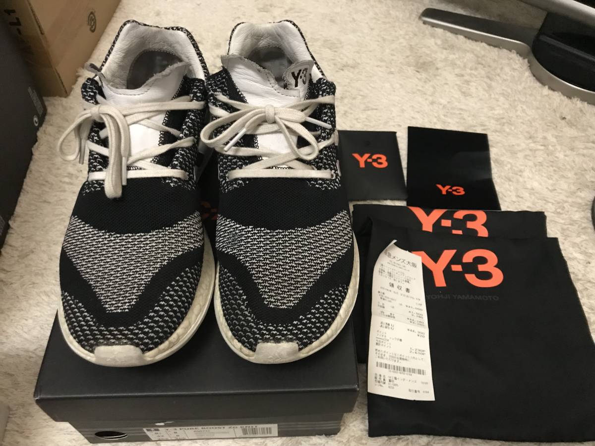 adidas × Yohji Yamamoto Y-3 PURE BOOST ZG KNIT AQ5731 26.5cm 