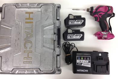 中古☆日立工機 ☆ コードレスインパクトドライバ 18V☆WH18DBAL☆26.0