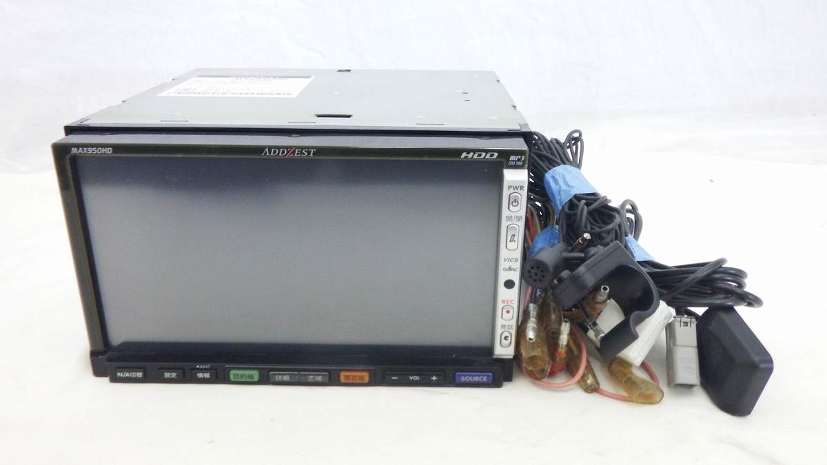 ☆作動確認済☆ アゼスト HDDナビ MAX950HD ☆ CD DVD MD