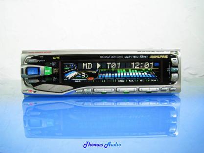 ALPINE アルパイン MD MDA-7755J CDA-5755 CD DSP 90年代 CDMDデッキ