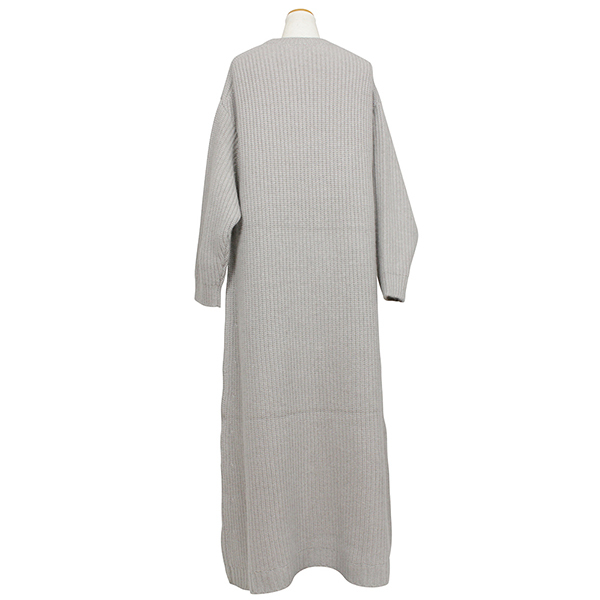 格安,SALE 定価86400円 AUGUSTE PRESENTATION オーギュスト プレゼンテーション カシミヤ セーブル レディース ワンピース ニット GREY BEIGE 2