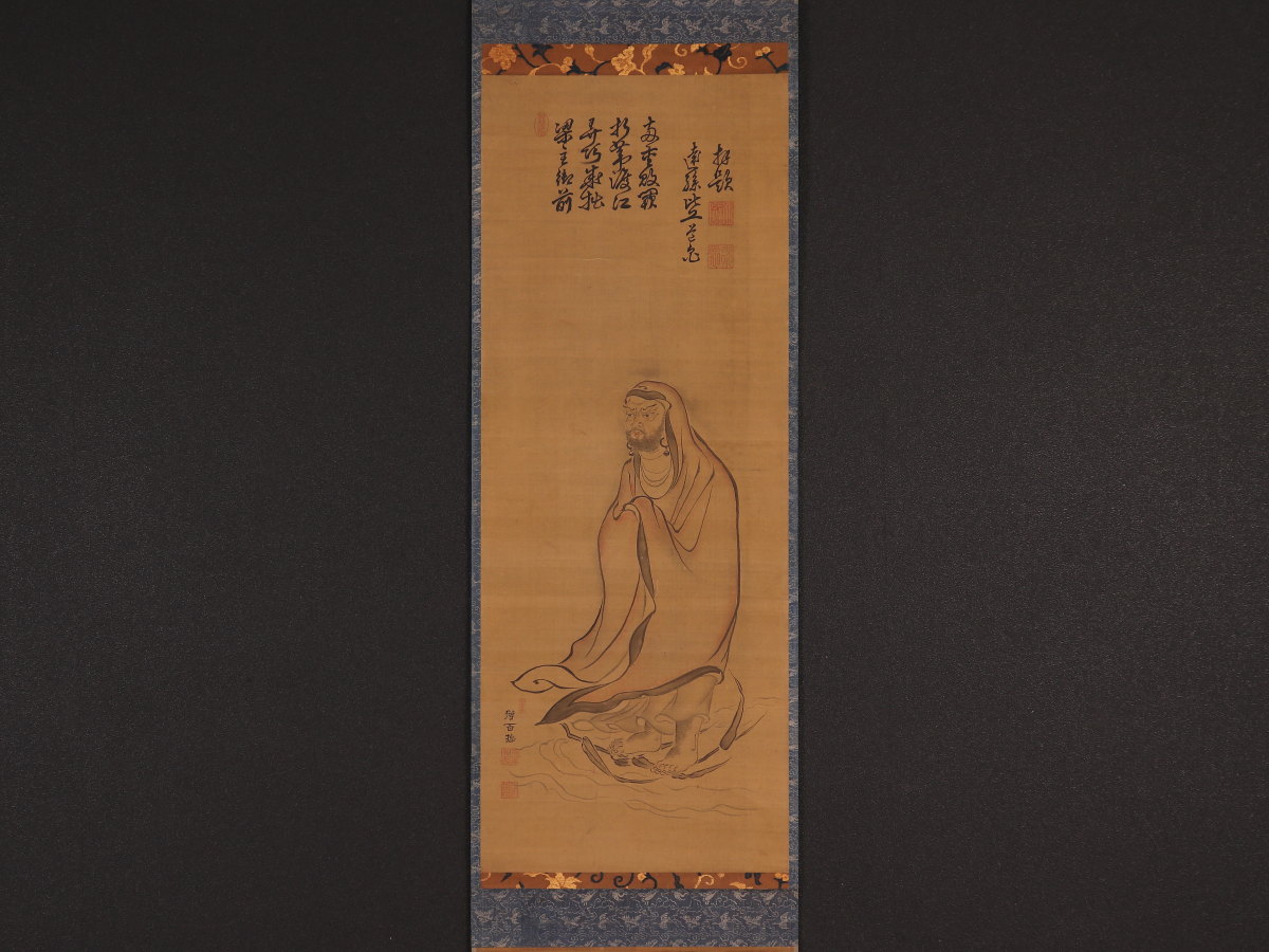 送料無料，格安 模写 伝来 w6580 大随道亀 百拙元養 達磨画賛 中国画 高泉性潡師事 玄機 江戸時代 黄檗宗法蔵寺一世(掛軸)｜売買されたオークション情報、yahooの商品情報をアーカイブ公開 - オークファン 掛軸