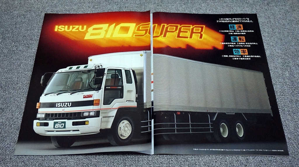 1986年】いすゞ 大型トラック 810スーパー CXM CXK カーゴ 6×2