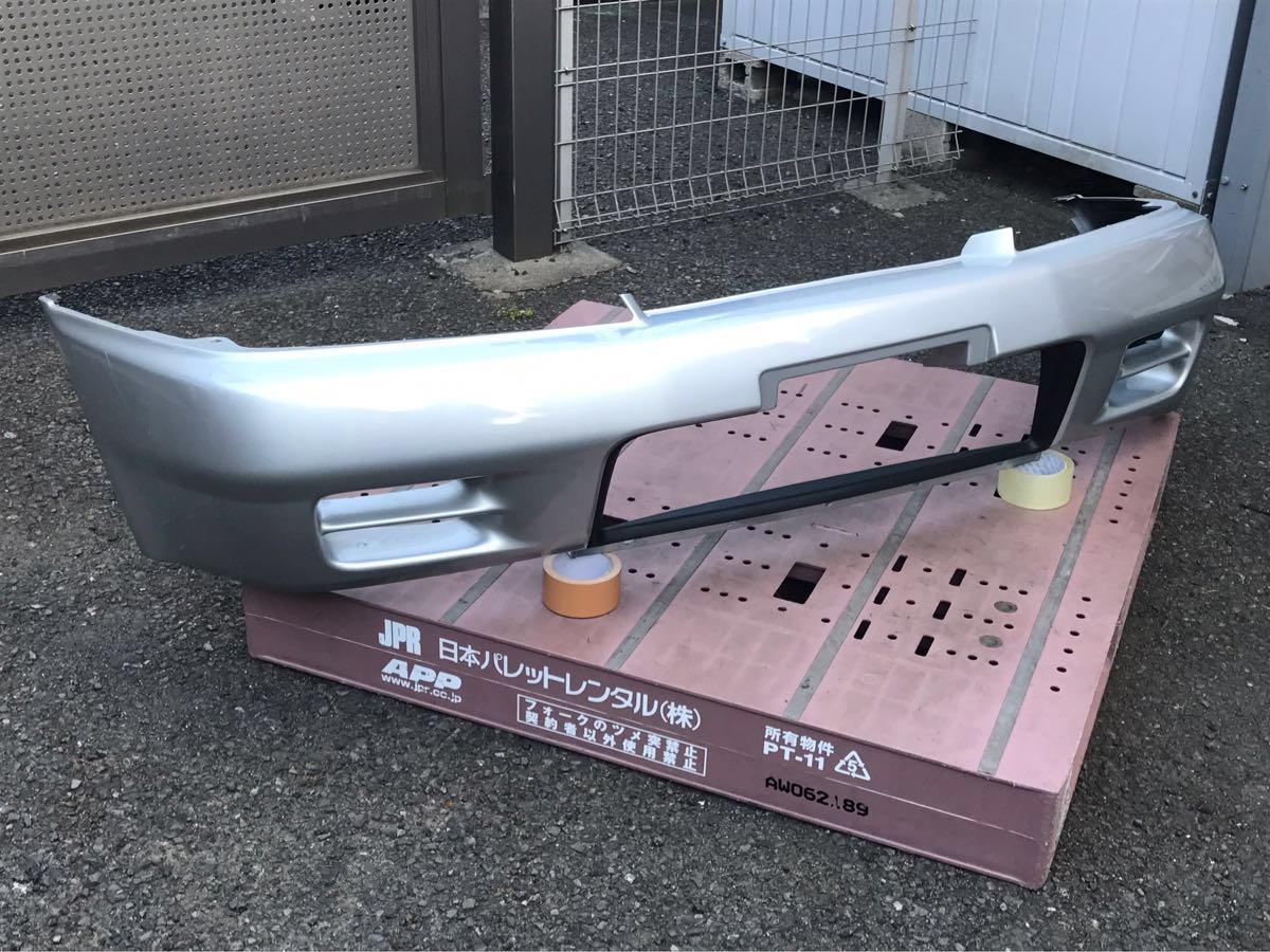 日産純正 BNR32 フロントバンパー ＃KL0 スパークリング