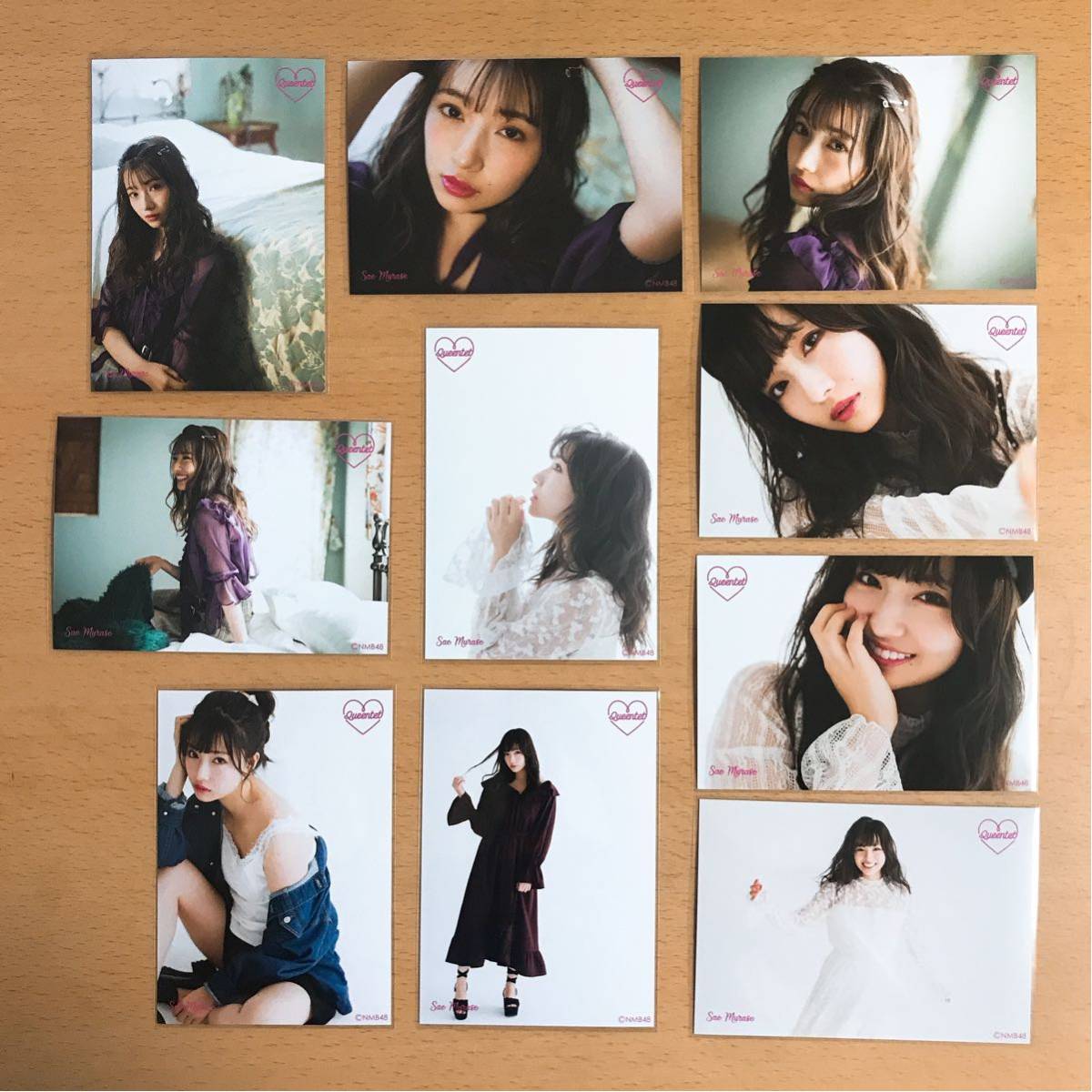 NMB48 ランダム生写真 queentet NMB48村瀬紗英 村瀬紗英 ☆の通販 by 
