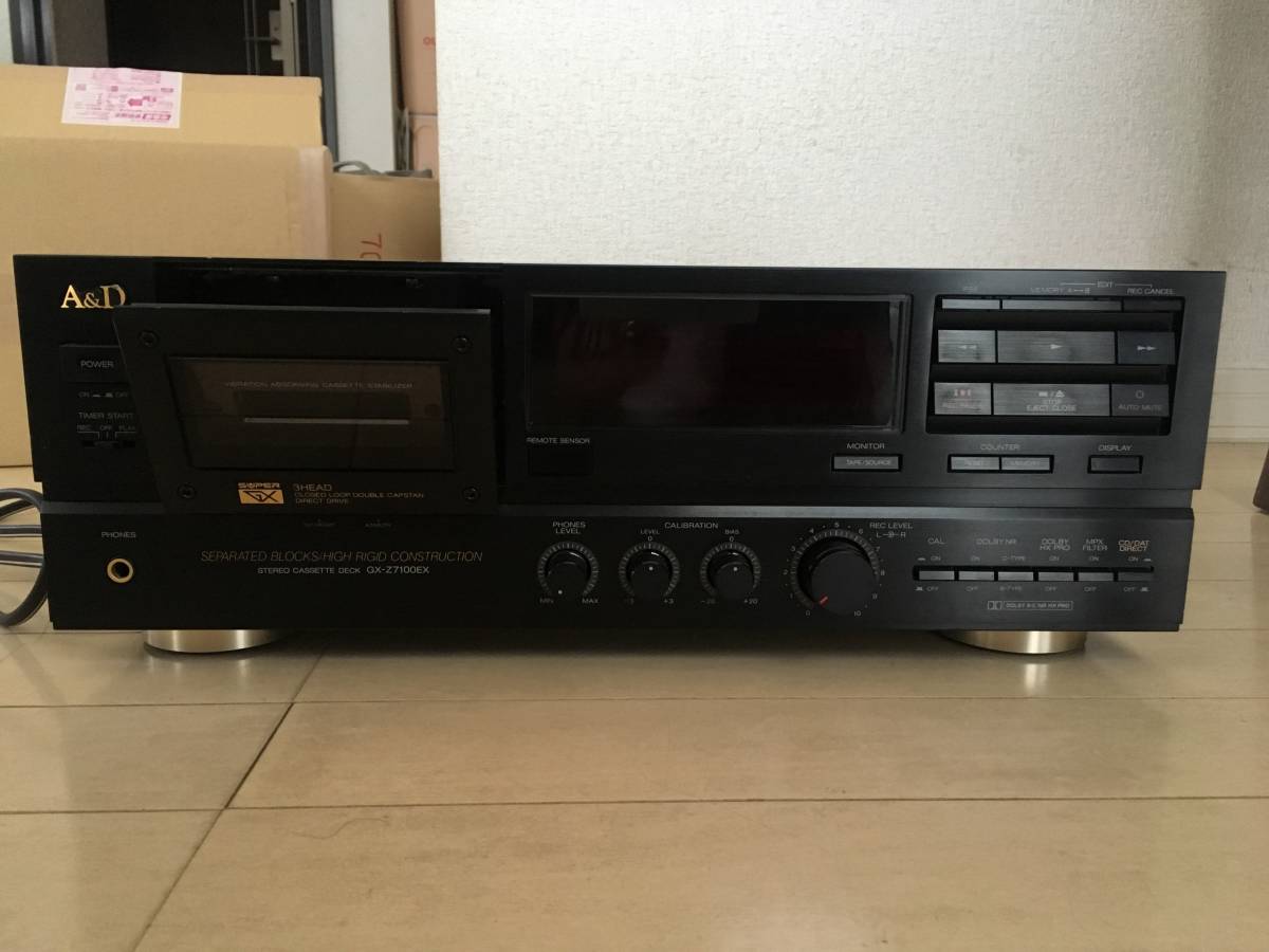 A&D ステレオカセットデッキ GX-Z7100EX ジャンク品 ステレオカセット
