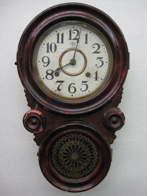 希少～ 柱時計 精工舎 SEIKOSHA 四つ丸 だるま ダルマ 達磨 掛時計 古