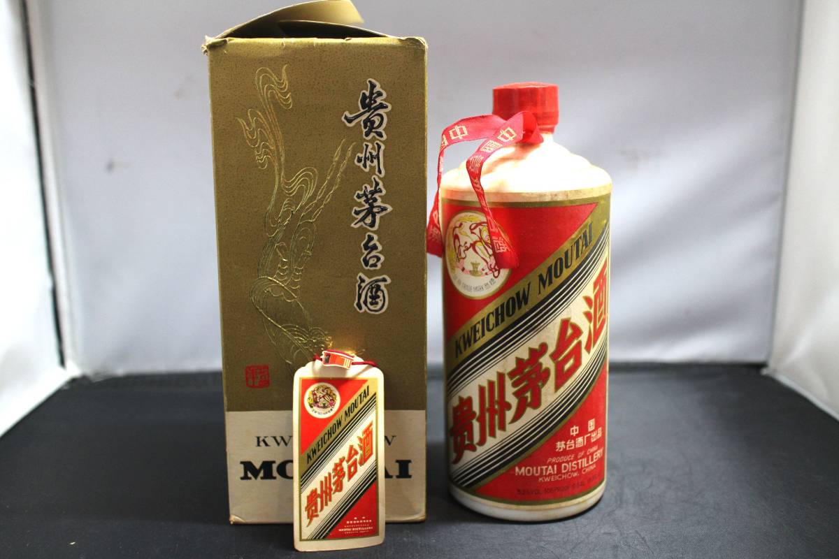 ②☆貴州茅台酒 マオタイ酒 天女ラベル 中国古酒☆1982年 未開栓 真物