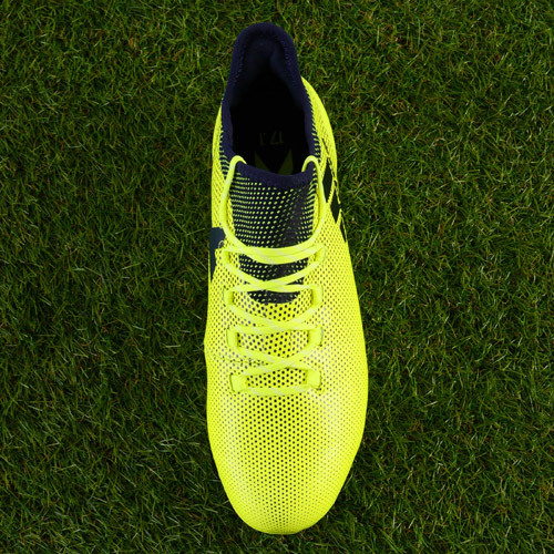 adidas アディダス エックス 17.3-ジャパン HG ジュニア（蛍光イエロー