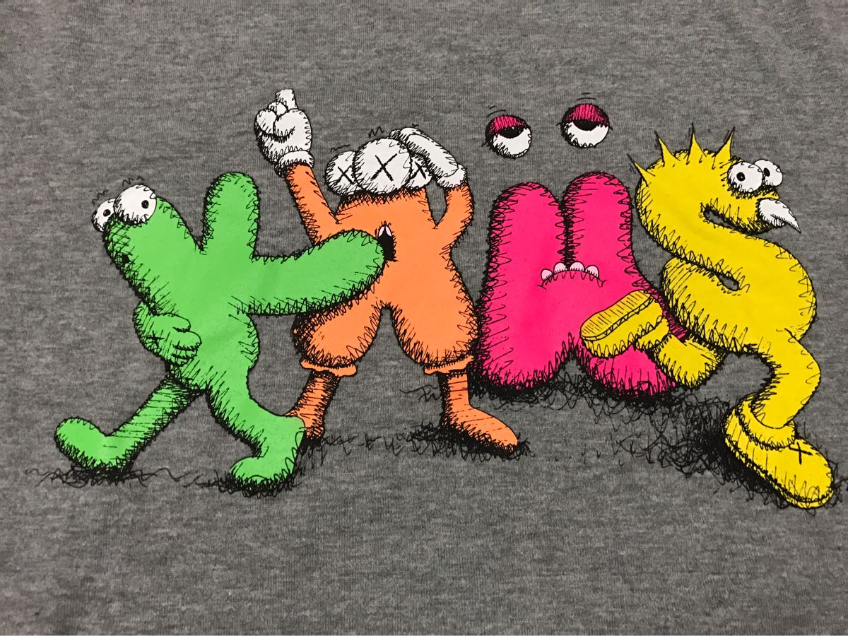Logo Tee KAWS Original Kaws OriginalFake Fake M Vintage Shirt
