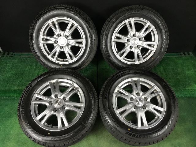 ☆ 群馬県発 セレナなどに! EXCEEDER 15×6J 5H-114.3 ET43 BS BLIZZAK