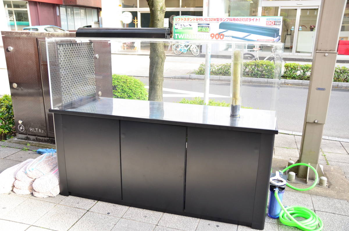 安い，大人気】 180cm オーバーフロー 水槽 セット アクリル 濾過槽