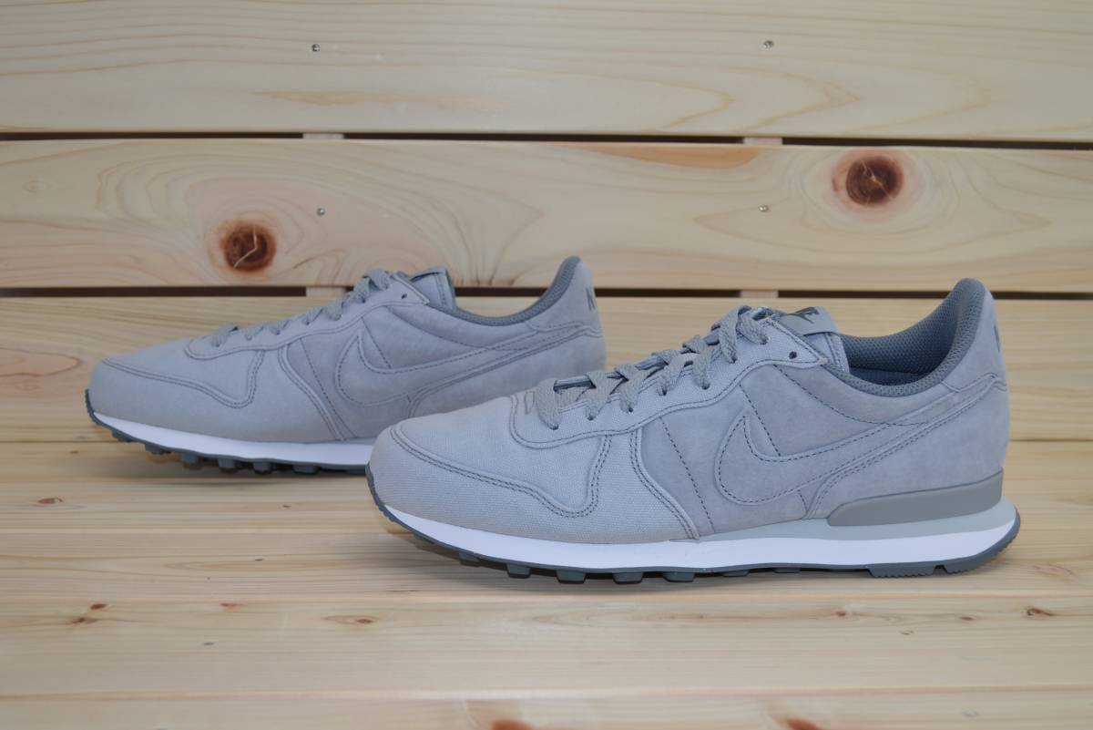 ナイキ インターナショナリスト プレミアム 26.5cm 定価12960円 グレー スニーカー INTERNATIONALIST PRM