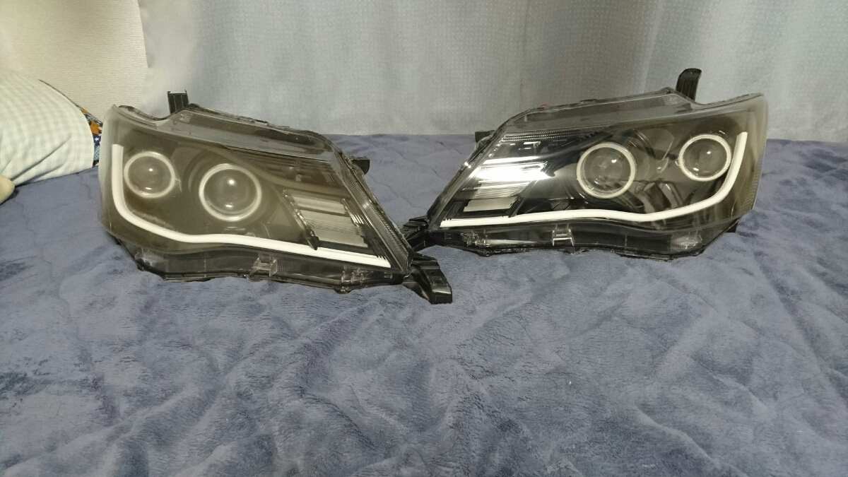 カローラフィールダー160系 加工ヘッドライト_1