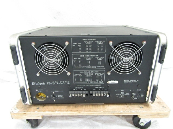 MC2500 パワーアンプ McIntosh マッキントッシュ 中古パワーアンプ 