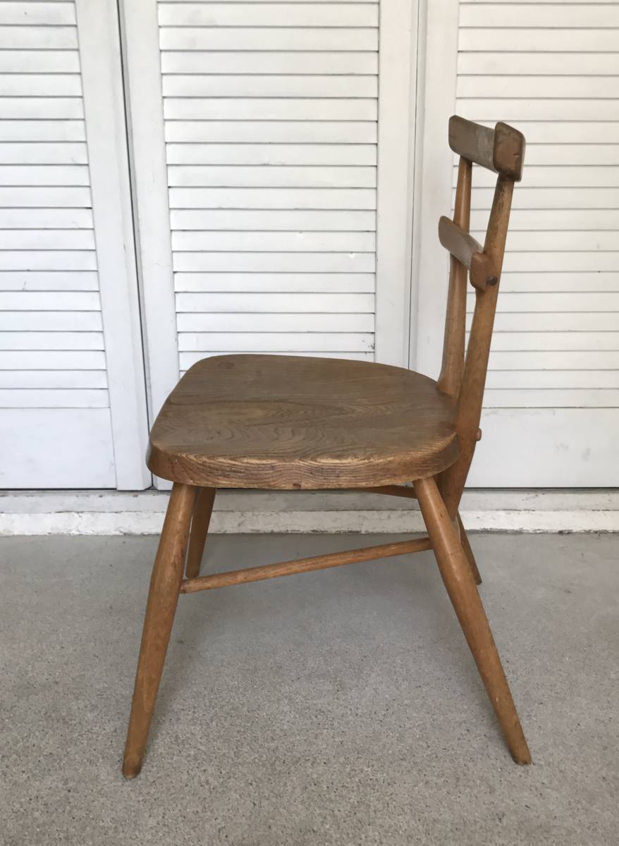 □希少 アーコール ERCOL ダブルバックチェア キッズチェア 1960年代