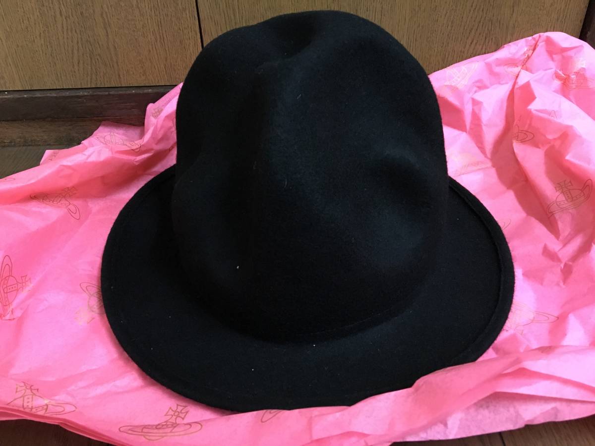 ワールズエンド限定品 ヴィヴィアン マウンテンハット【黒