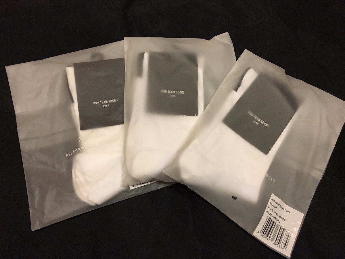 [3足セット]RAPHA PRO TEAM SOCKS Long White Mediumラファ プロチーム ソックス ロング Mサイズ