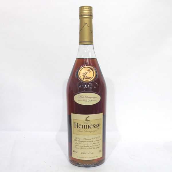 【古酒】Hennessy ヘネシー VSOP スリムボトル 1000ml 40% ☆古酒 Hennessy（ヘネシー）VSOP スリム 1000ml X8D23125 【公式通販】